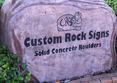 Artisan Stone Creations - Completed Stone Sign