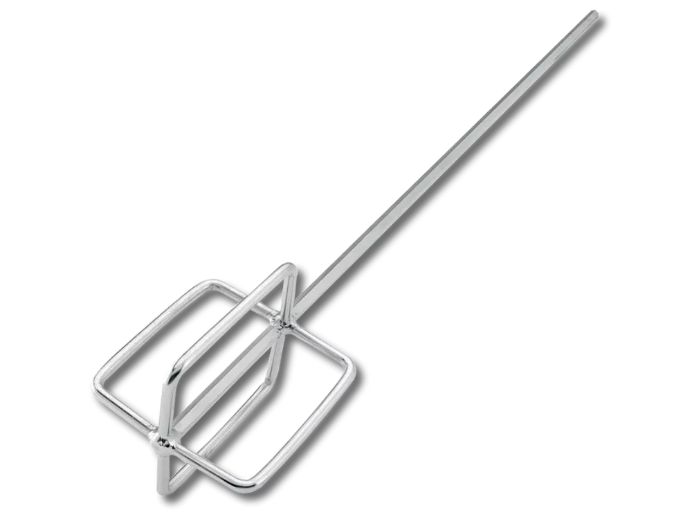 Cement Mixing Drill Tool 2-Piece - Paint And Mud Stirring Rod