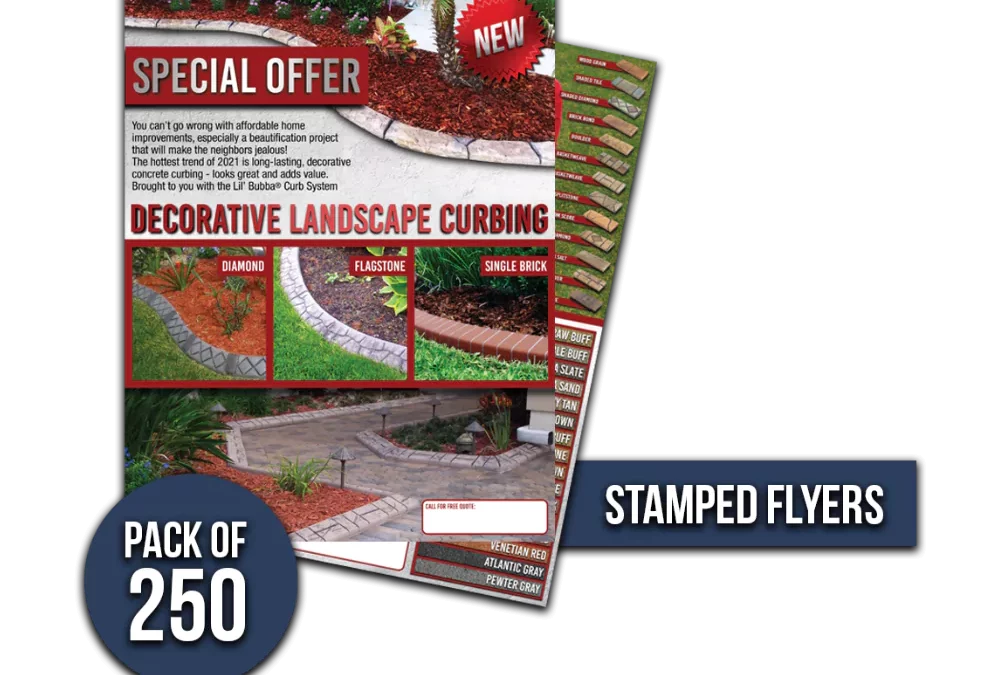 Stamped Curb Flyer – 250