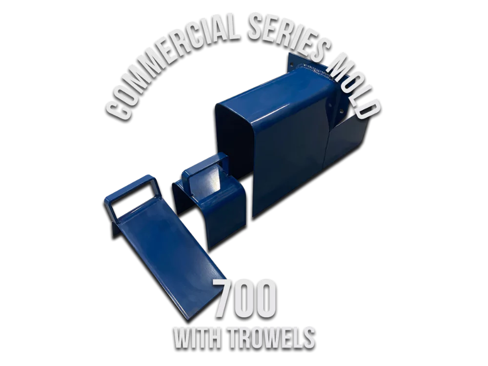 Commercial Series Mold 700 with Trowels